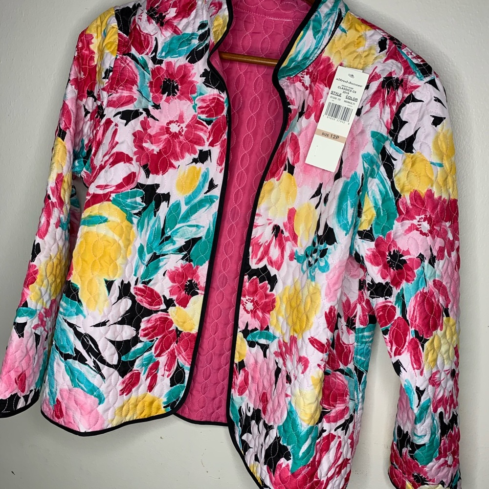 Reversible blazer, multicolor